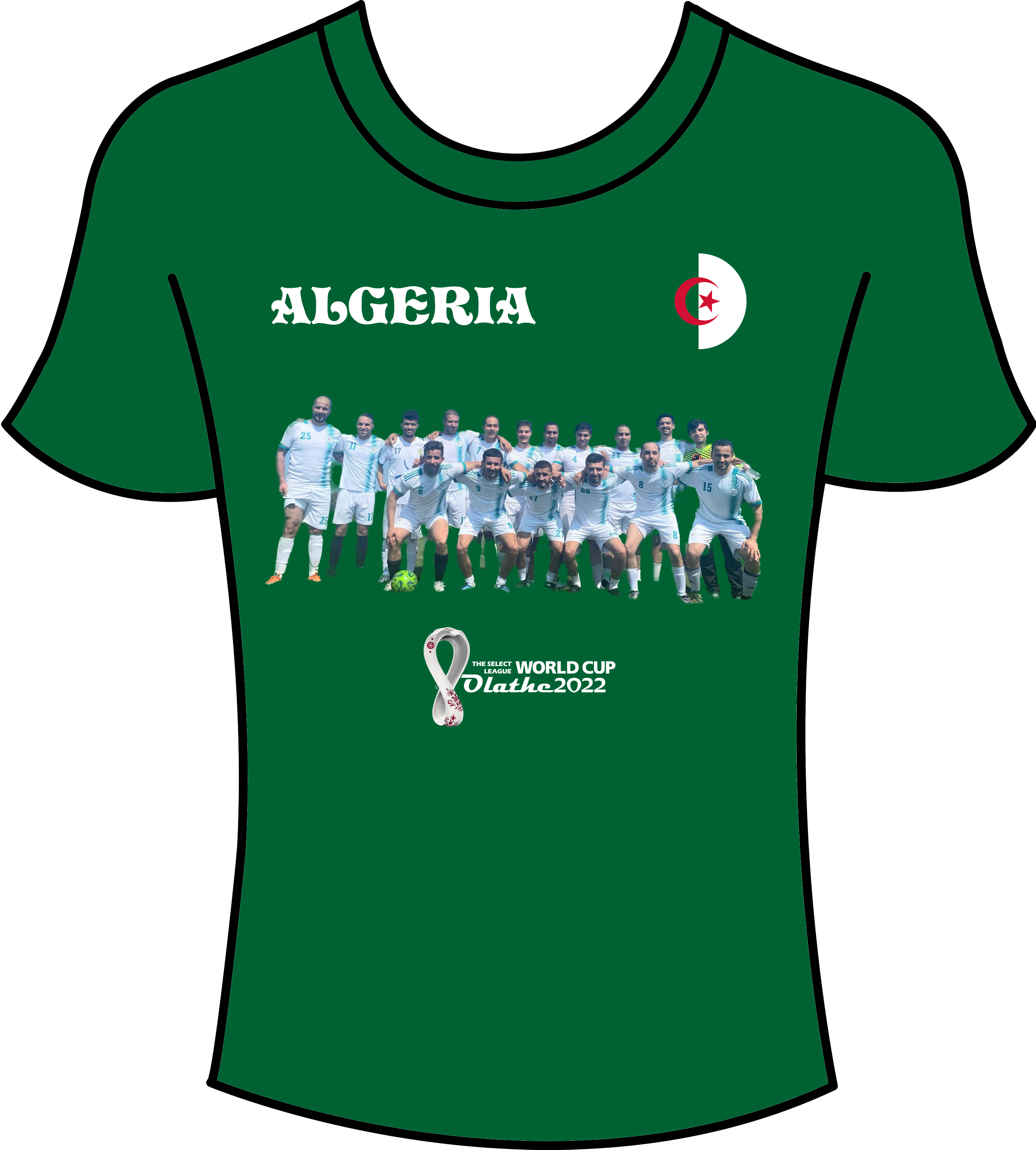 Algeria 2023 KCAFF World CupT-shirt