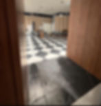 Clean checkered floor by cleaning services Central Florida