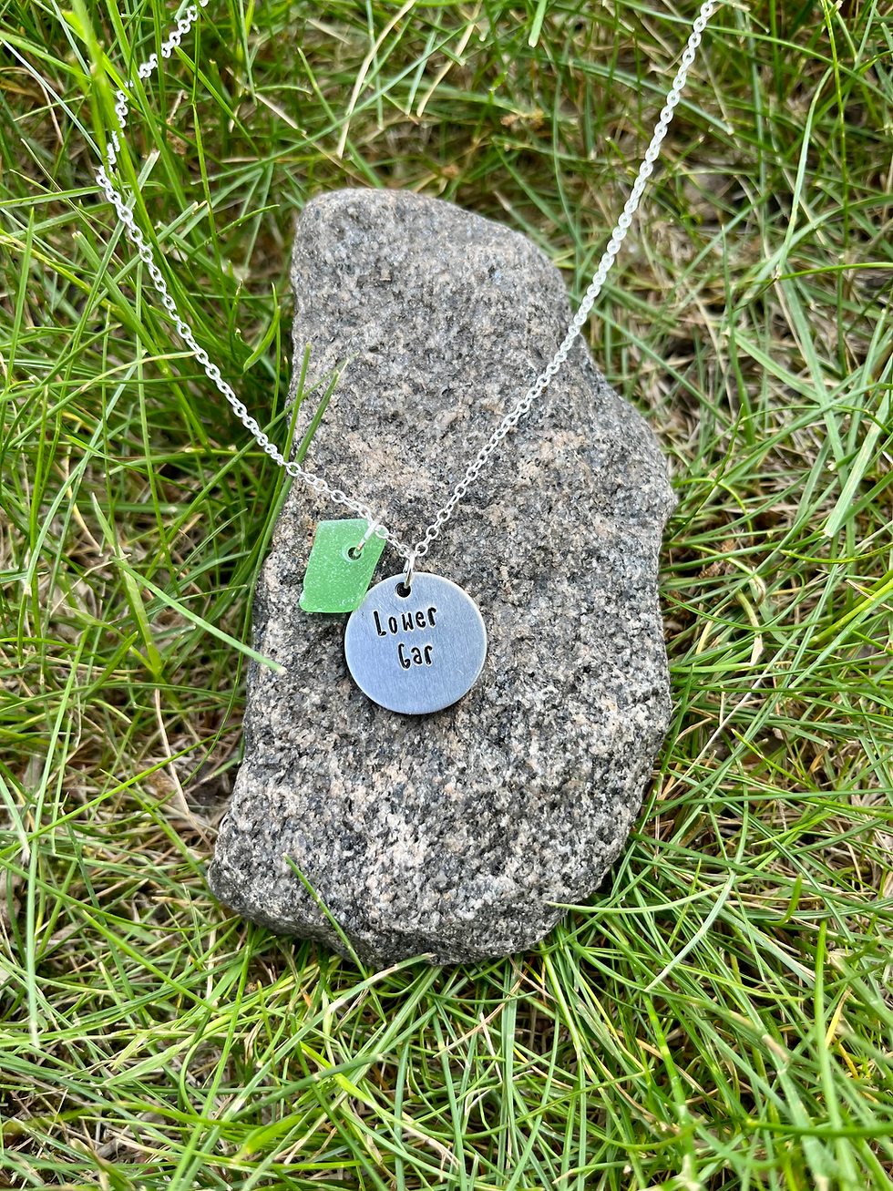 Thumbnail: 0.75" Lower Gar Necklace