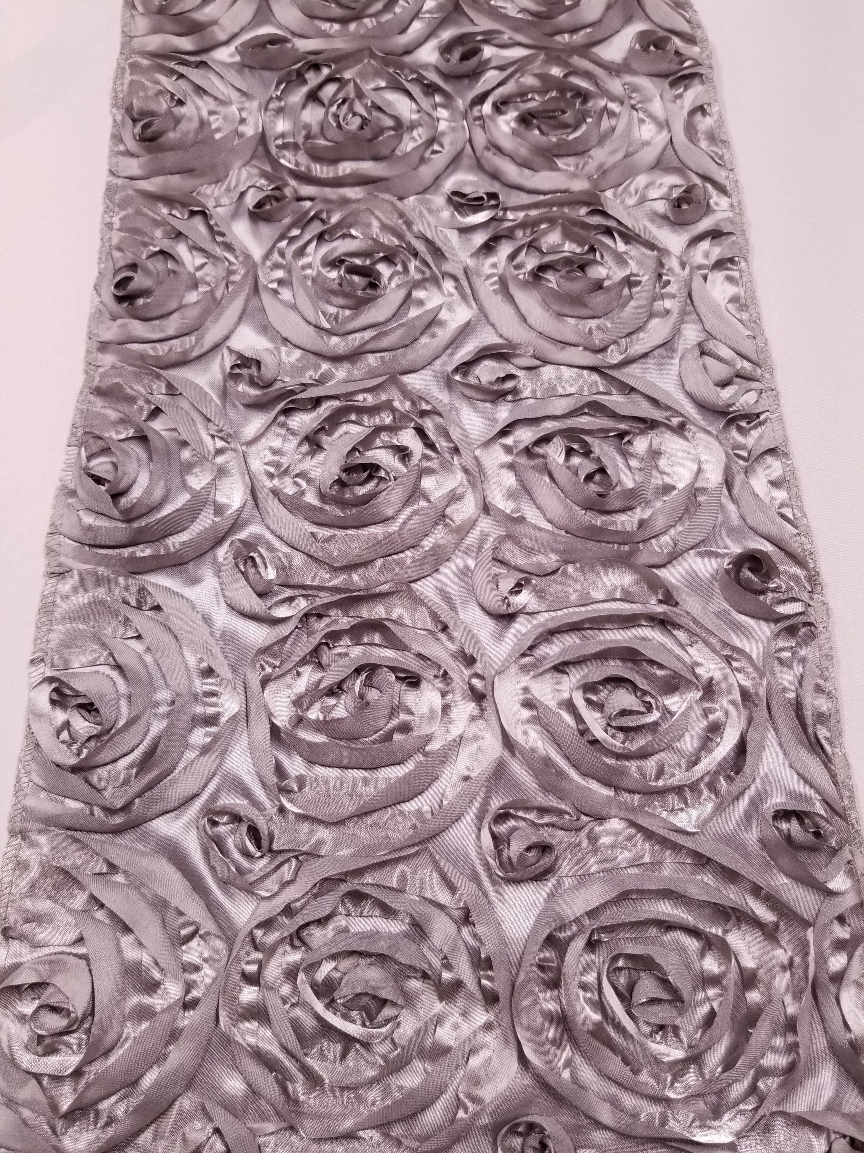 Silver Rosette Runner