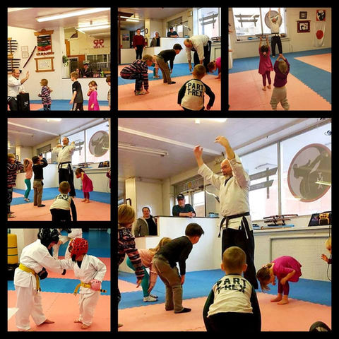 Kids karate class