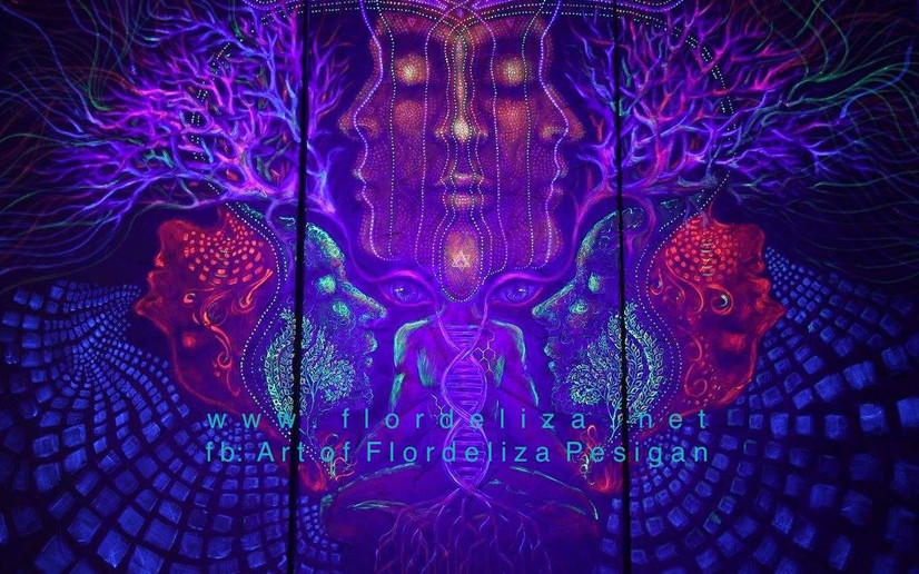 Connection
in UV light