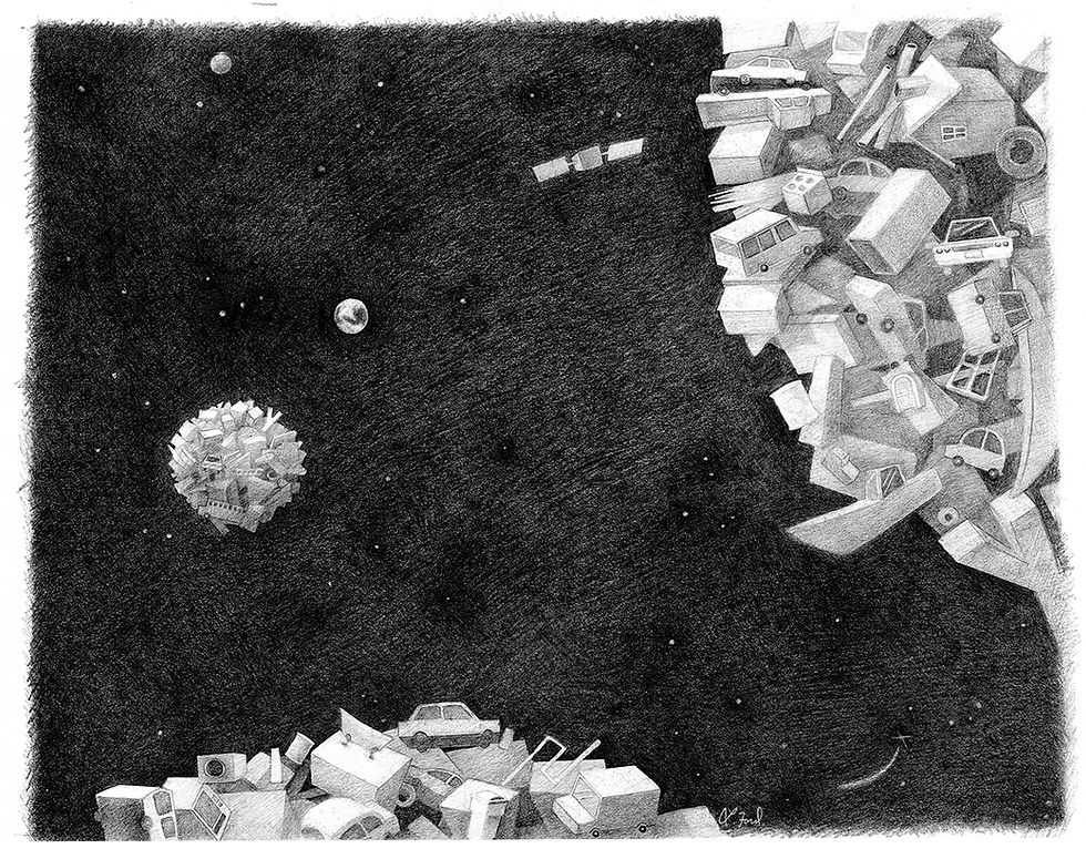 Thumbnail: Space Trash Print