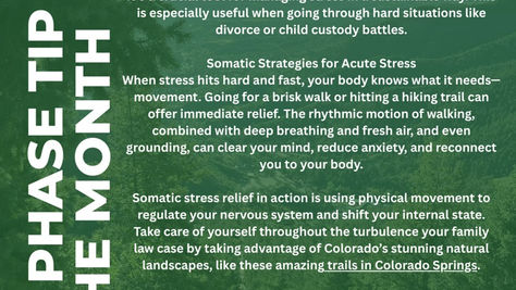 Trail Day/Tip of the month