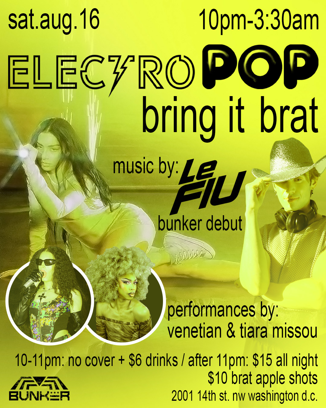 ElectroPop: Bring it Brat with Le FIU (NYC)