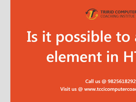 Is it possible to animate element in HTML? tccicomputercoaching.com