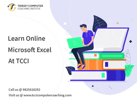 Learn Online Microsoft Excel At TCCI - tccicomputercoaching.com