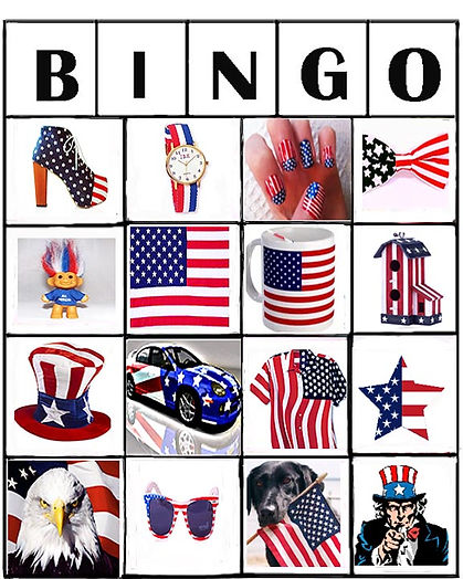 Game - Flag Bingo | free printable Bingo Cards for seniors