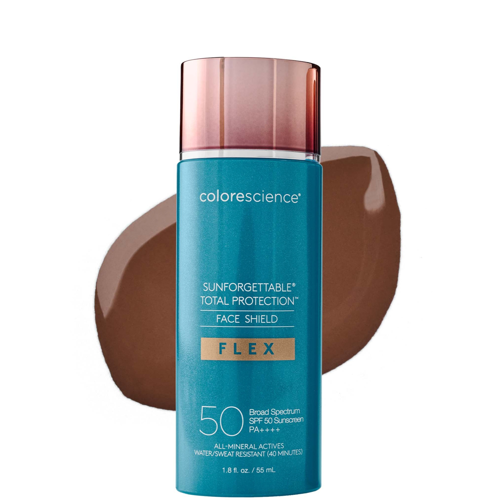 Protector Solar Facial: Total Protection Face Shield Spf 50 Flex-Tan