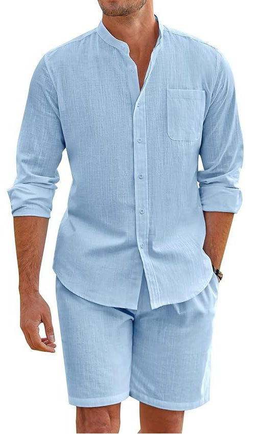 Men Leisure Summer Suit