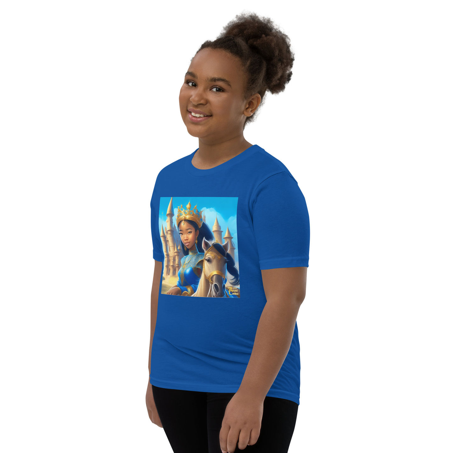 Royal Cuties: Beautiful Blue Equestrian Princess T-shirt