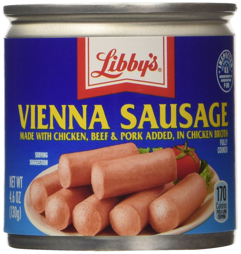 Vienna Sausage In Chicken Broth, 18 Cans