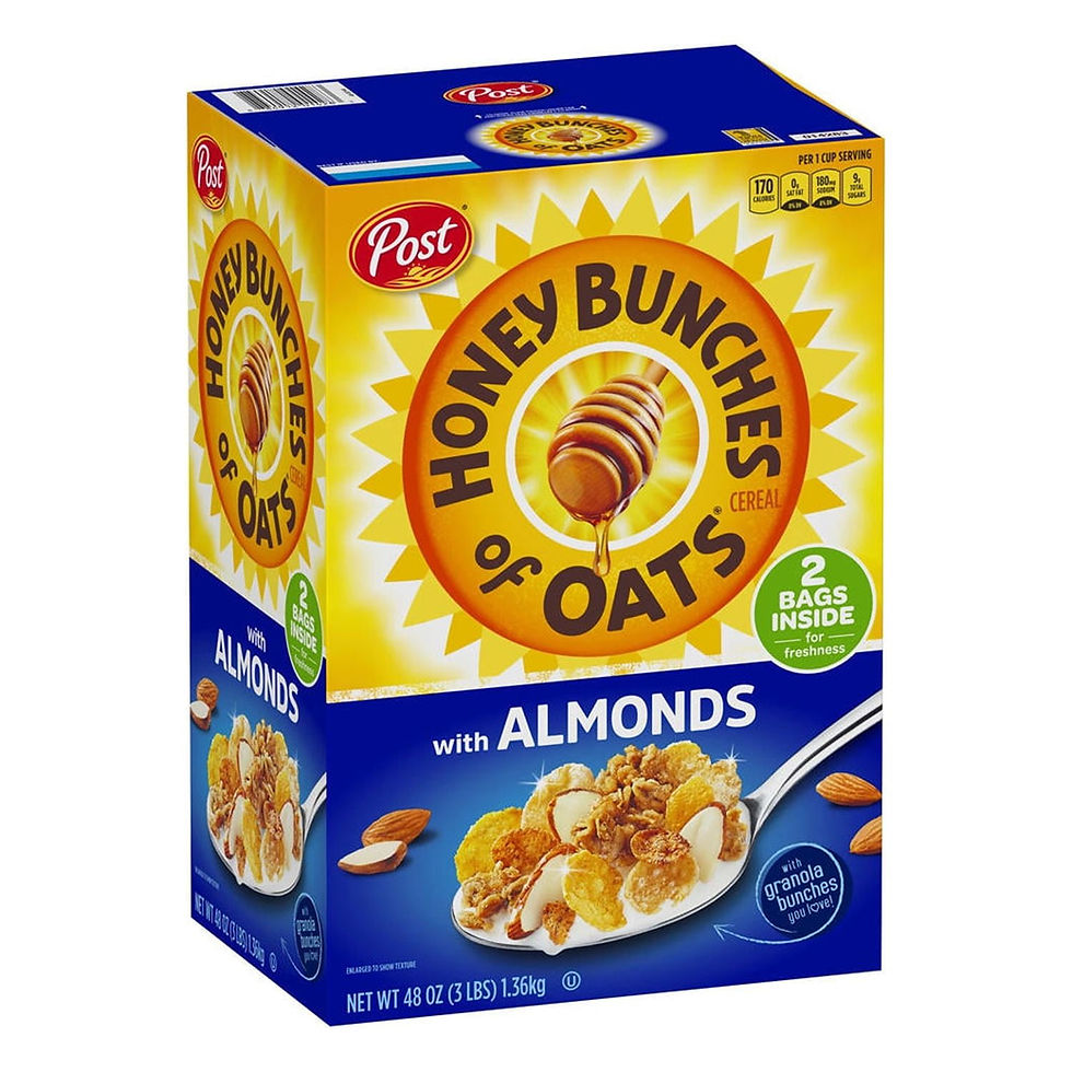 Post Honey Bunches Of Oats With Crispy Almonds (48 Oz.), 2 PK