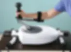 EXER III close-up showing adjustable handlebar radius