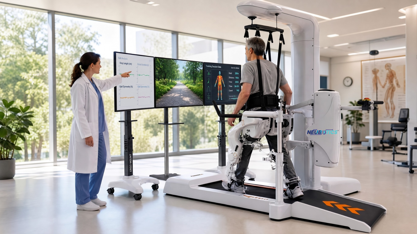 gait trainer and evaluation machine