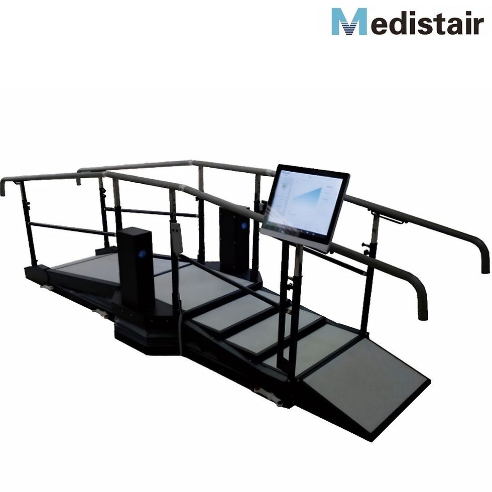adjustable-height-electric-rehab-stair-parallel-bar-physiotherapy