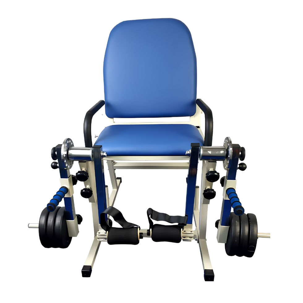 Quadriceps Training Chair XYGS-2 with stainless steel lever arm and weight resistance system