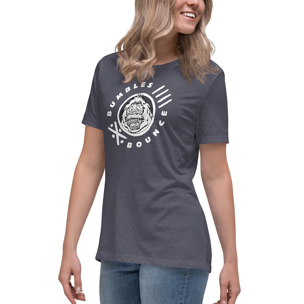 Thumbnail: Bumbles Monster logo Women's Relaxed T-Shirt