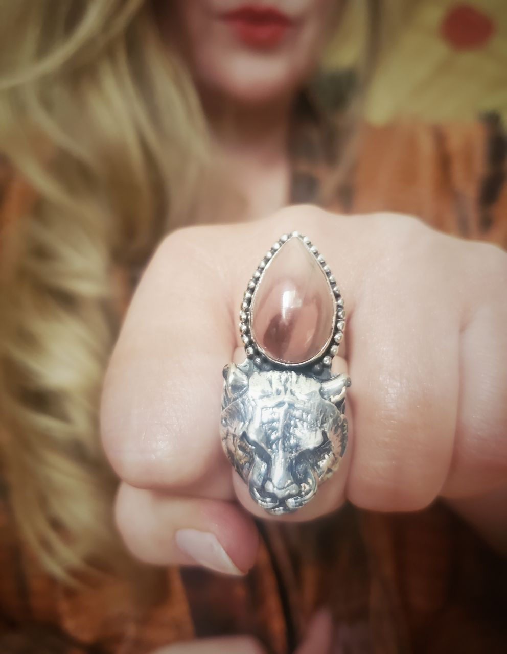 IMPERIAL JASPER TIGER RING