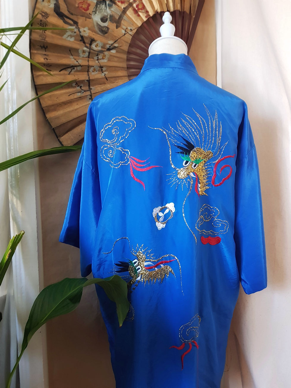 Thumbnail: BLUE KIMONO WITH DRAGONS