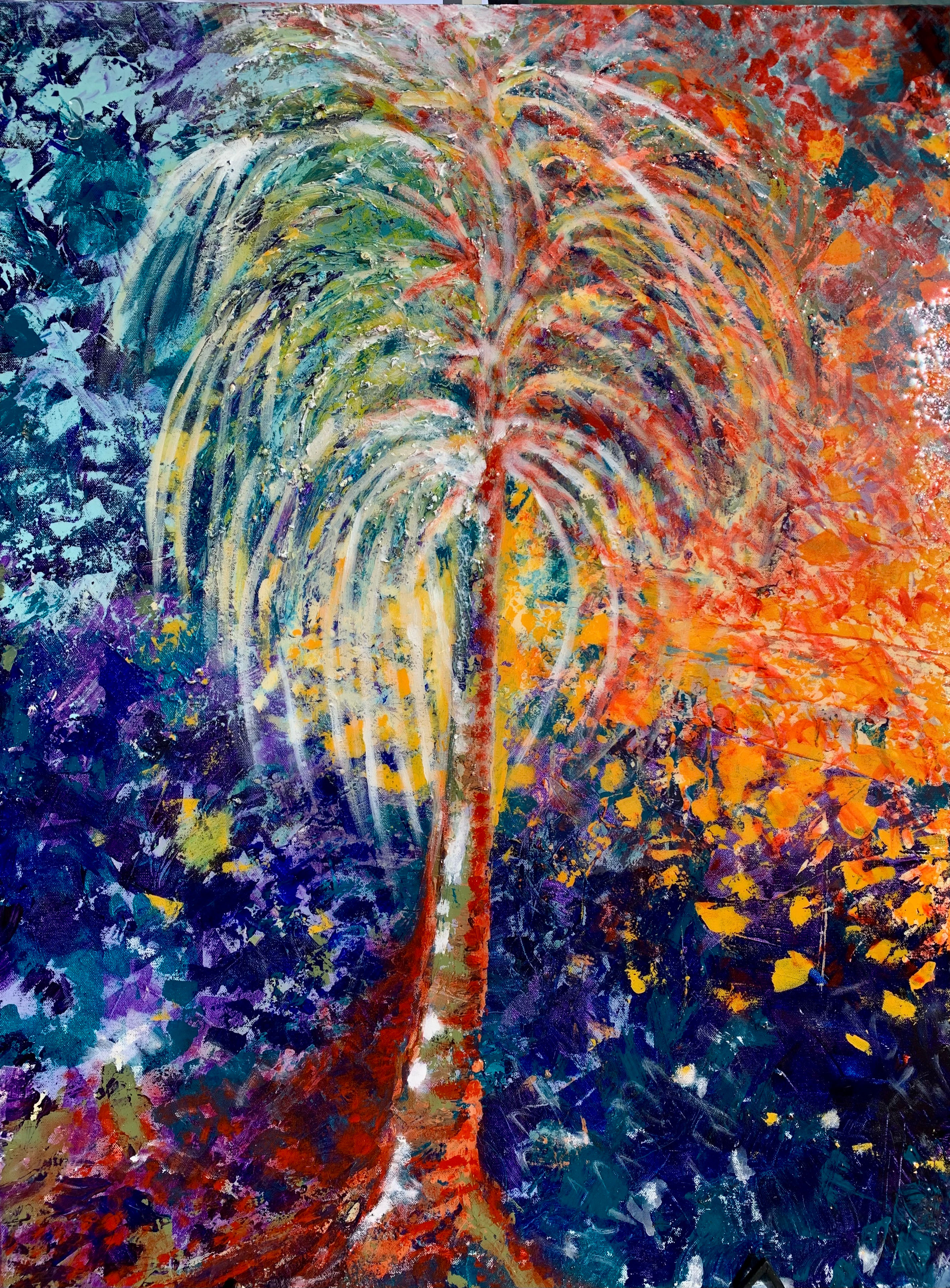 Wild Palm; 24x36  SOLD