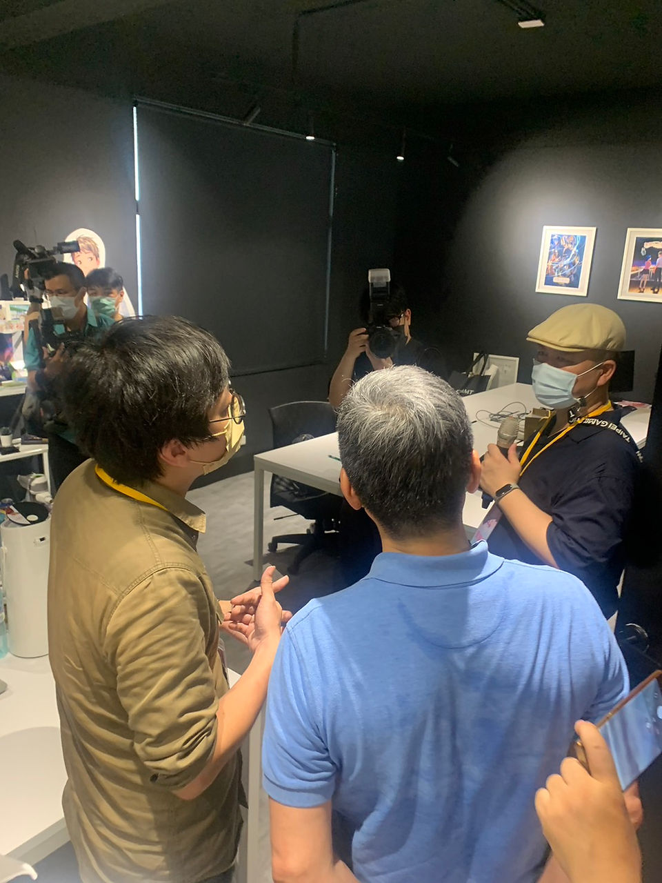 文化部長官參觀動畫創作者基地魔特創意辦公室