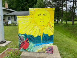 Xavier Sylvia Jackson Utility Box Pride of Ohio