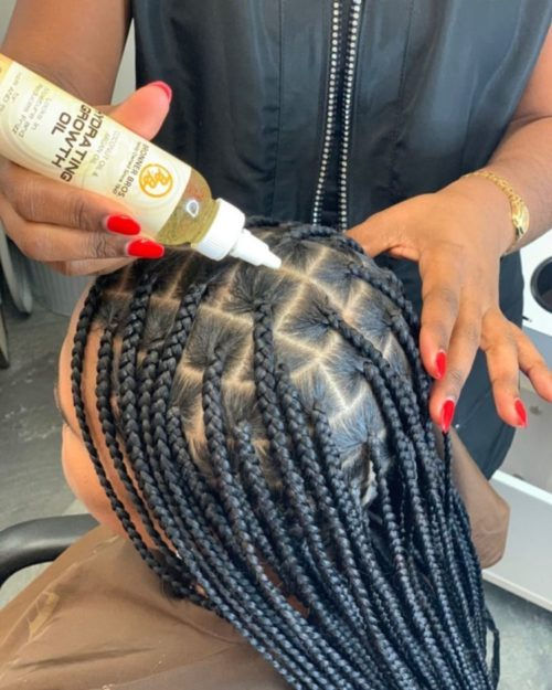 How to avoid a flaky scalp in braids.