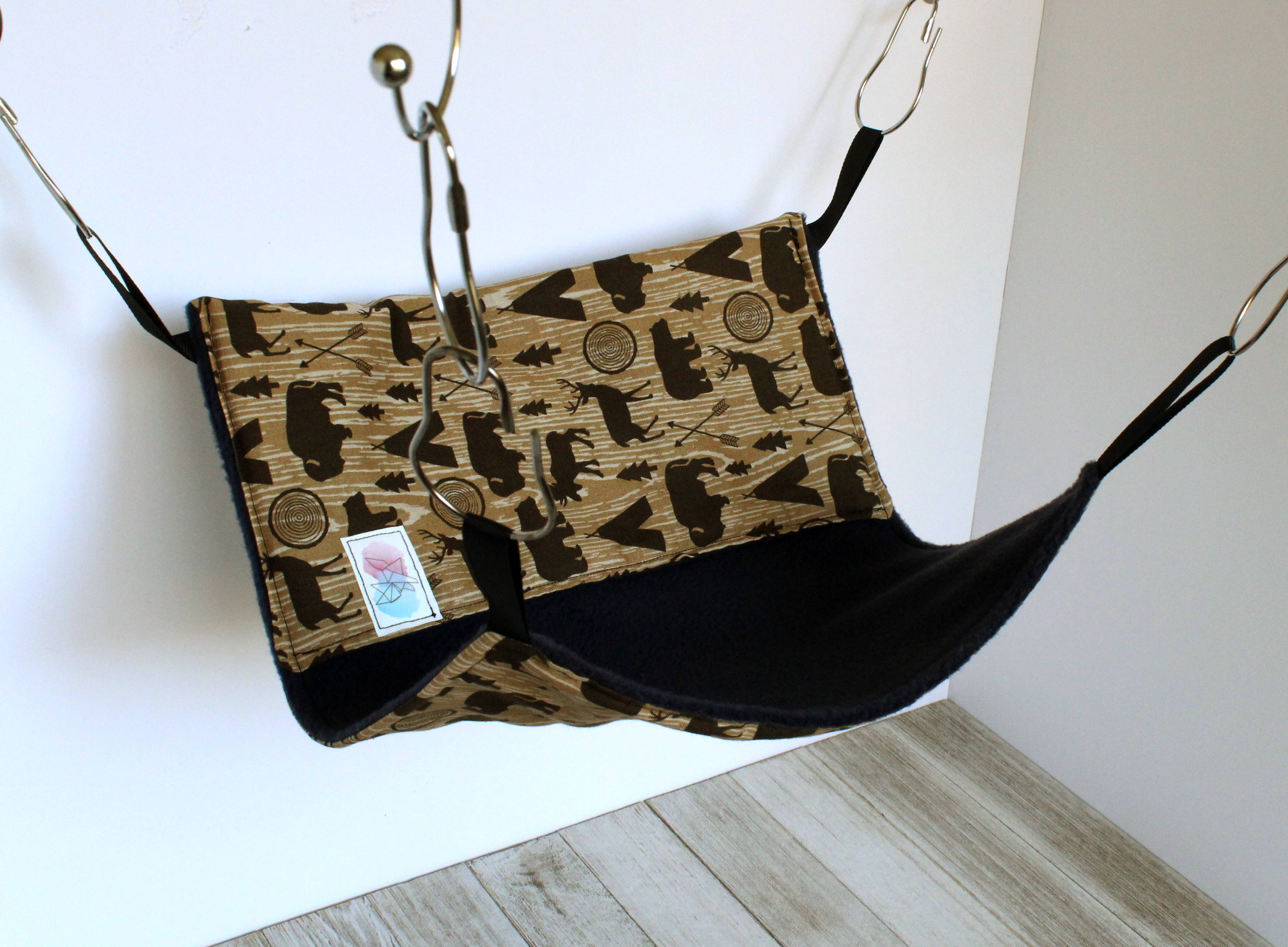 Single Pocket Hammock | Tribal Wilderness & Navy