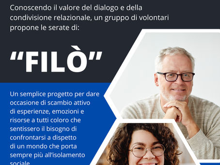 FILÒ – Uno spazio per incontrarsi, condividere, non sentirsi soli