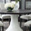 Thumbnail: Bernhardt Pair of Decorage Curved Back Dining Side Chairs (in color Cerused Mink