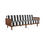 Thumbnail: TROPEZ BLACK AND WHITE STRIPE OUTDOOR SOFA (c2)
