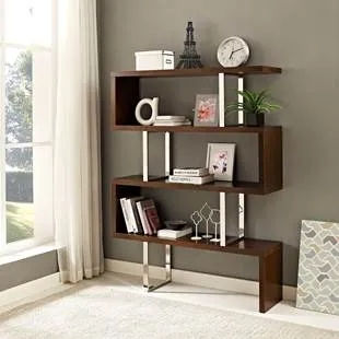 Thumbnail: MEANDER STAND IN WHITE OR WALNUT(Lex)