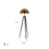 Thumbnail: Gold Dome Shade Tripod Floor Lamp (OO)