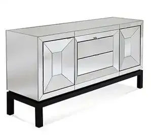 (Taipan) Tangent Mirrored Buffet Cabinet (GAL)