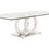 Thumbnail: Howard Elliott Stainless Steel Silver 55'' Wide Rectangular Coffee Table (LUX)