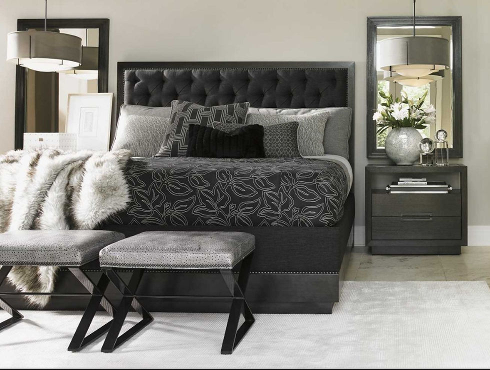 Thumbnail: Lexington Carrera Carbon Gray California Platform King Bed (LU)