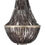 Thumbnail: CAPSIZE CHANDELIER IN BLACK MOTHER OF PEARL & CHAMPAGNE LEAF METAL (SCE)