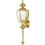 Thumbnail: Livex Lighting Outdoor Basics Polished Brass Outdoor Wall Light (