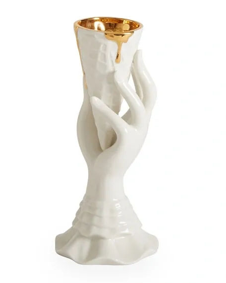 Jonathan Adler Gilded Muse I-Scream Vase (HOW)