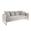Thumbnail: Metallic Frame Three Seater Sofa | Andrew Martin Avery (OO)