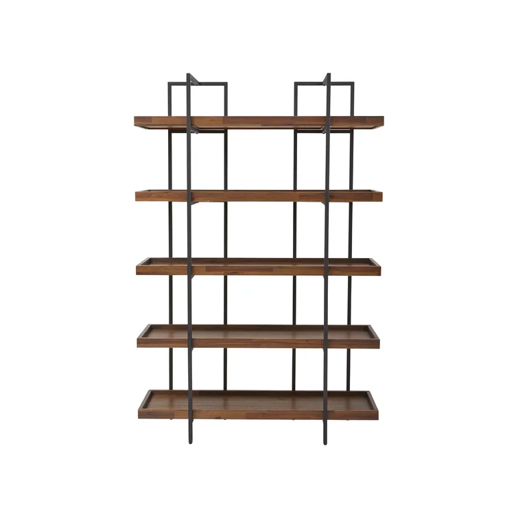 Haaken Furniture Klondike Steel Etagere Bookcase by In House