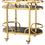 Thumbnail: Black Glass Gold Bar Cart | Eichholtz Oakhurst (OO)
