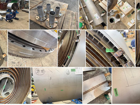 Jpan, Spiral Plate 열교환기 검사