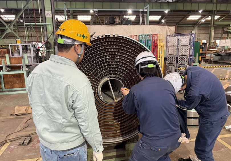 Japan, Spiral Heat Exchanger, KEA Inspection