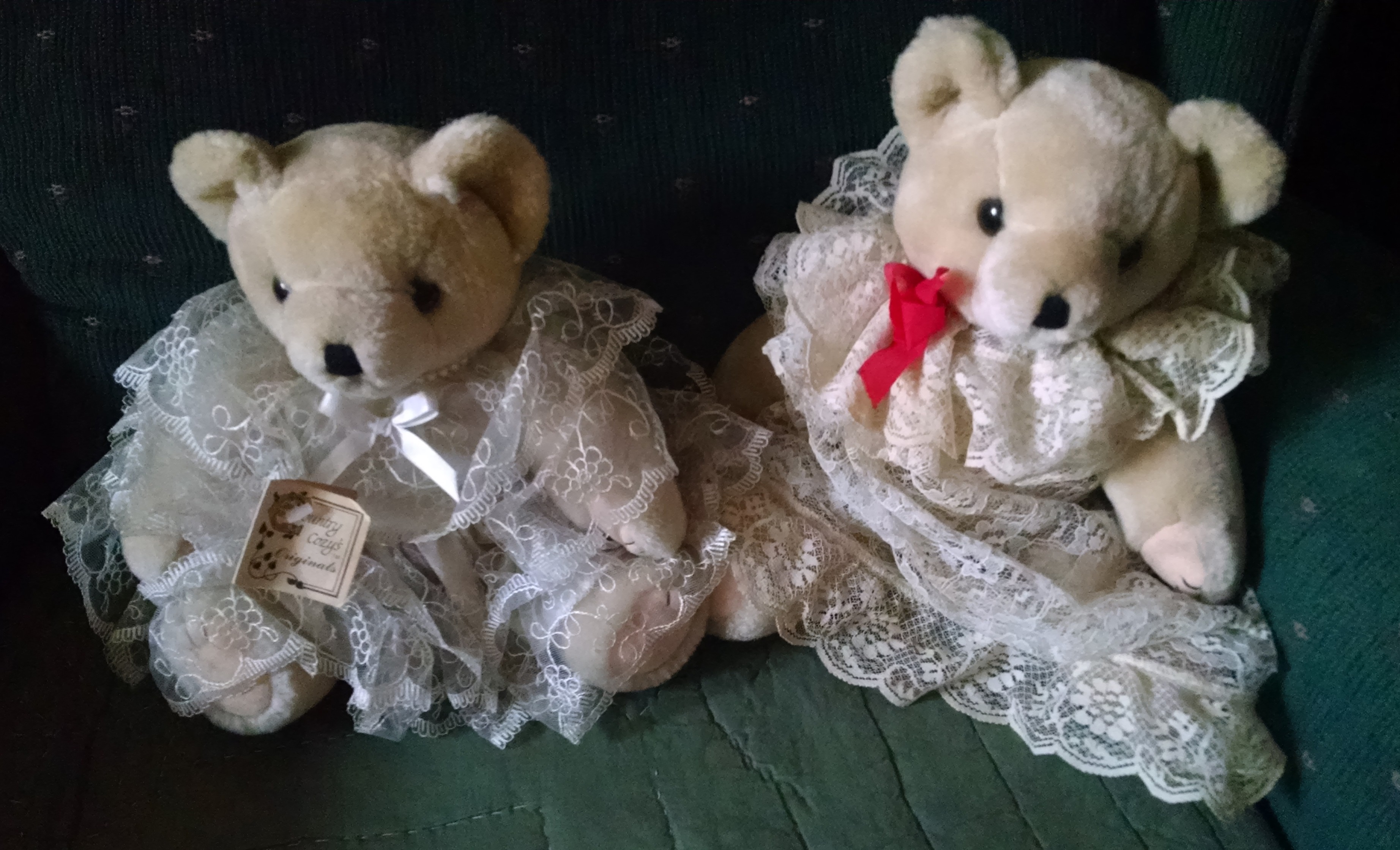 Charlotte Anne and Lilibet Rose bears