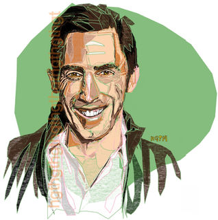 actor, presenter, comedian, Rob Brydon, British, TV, digital portrait, art,
Microsoft Paint