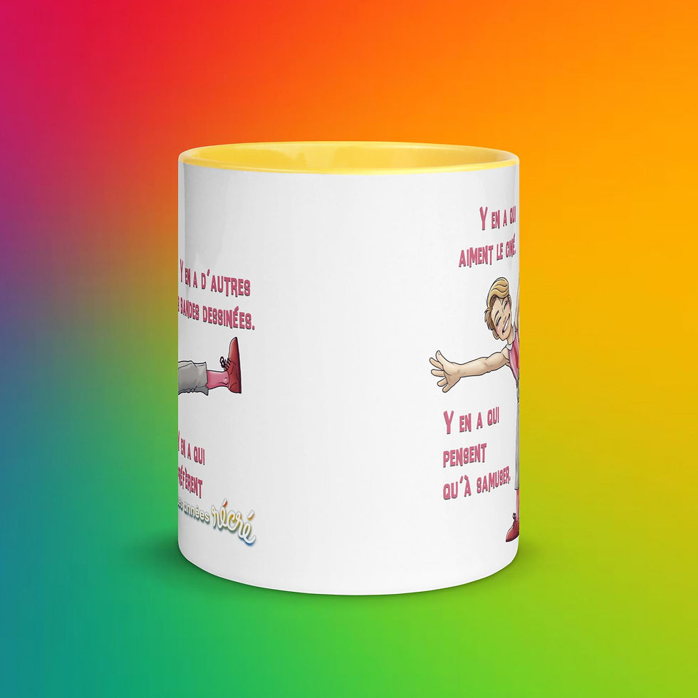 Miniature : Mug coloré "Y'en a qui"