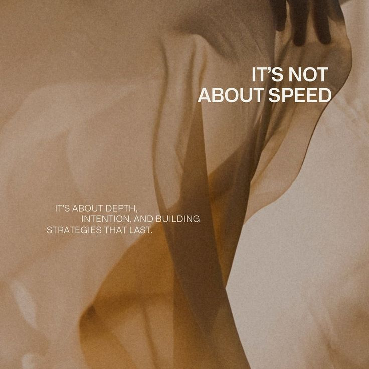 ✨ Slow marketing is about taking a step back and really connecting with people_ It’s not a