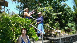 Getting ready to go in the tide pool